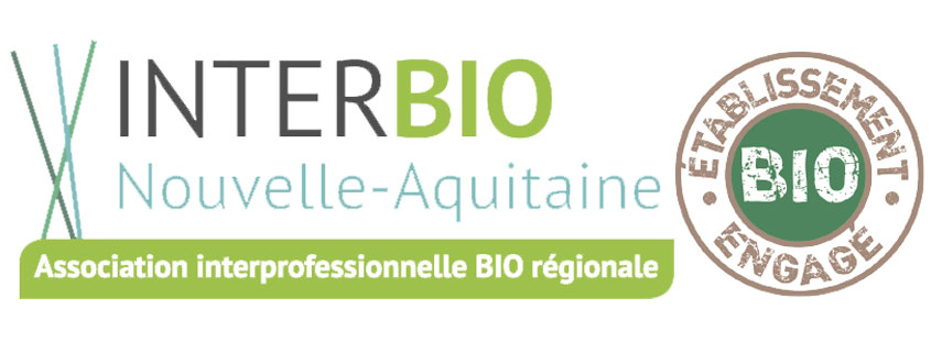 Logos Interbio Nouvelle Aquitaine et Etablissement bio engagé